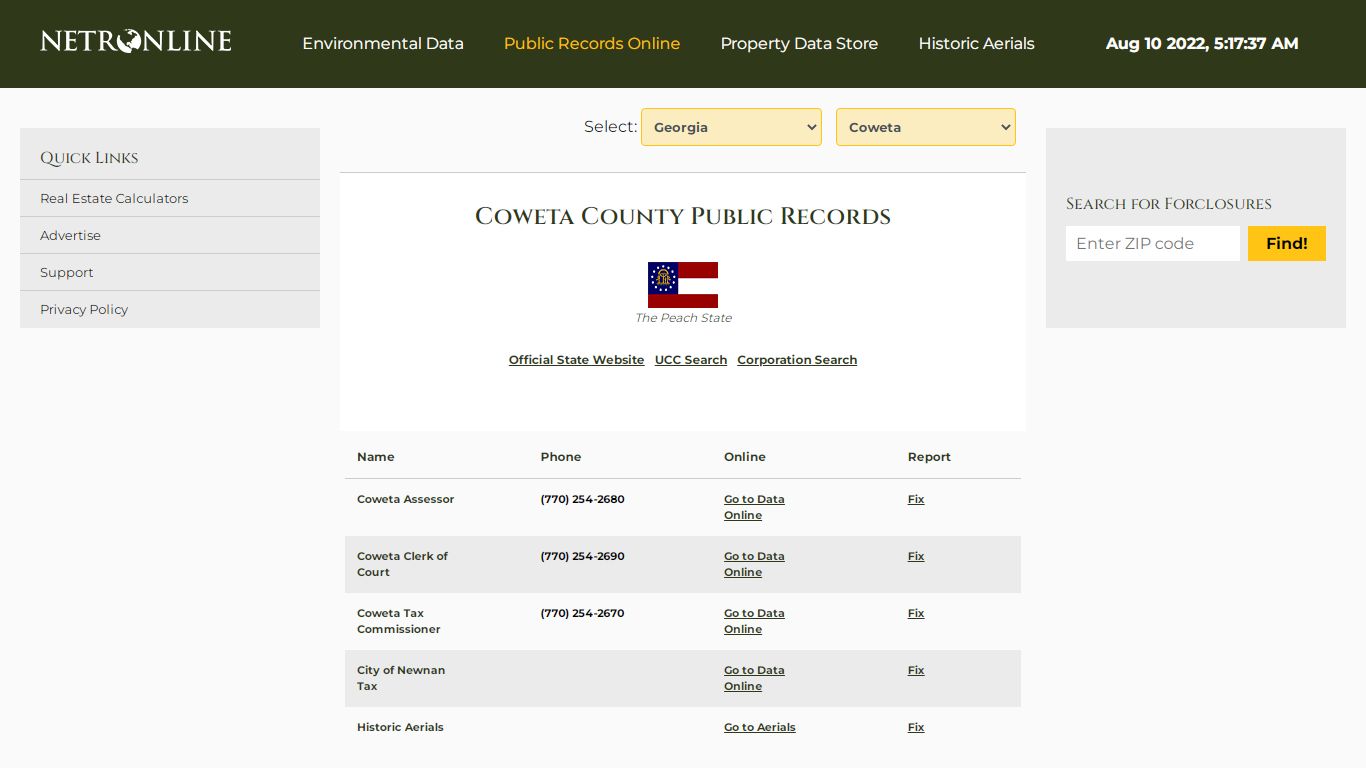 NETR Online • Coweta • Coweta Public Records, Search ...